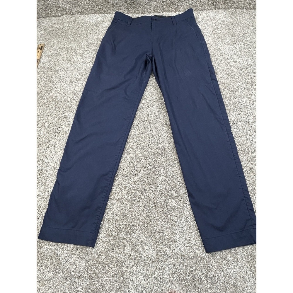 Nike Pants Mens 32x32 Blue Chino Straight Leg Dri Fit Lightweight Golf #0432